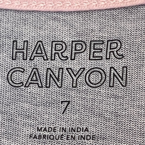 Harper Canyon Blue Twilight Bunnies Cotton Tank Dress 7 - Picture 4 of 6